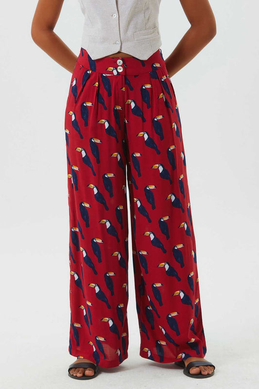 Boho Women's Pants Red