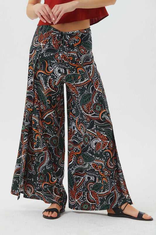 Women's Summer Tie Pants Orange