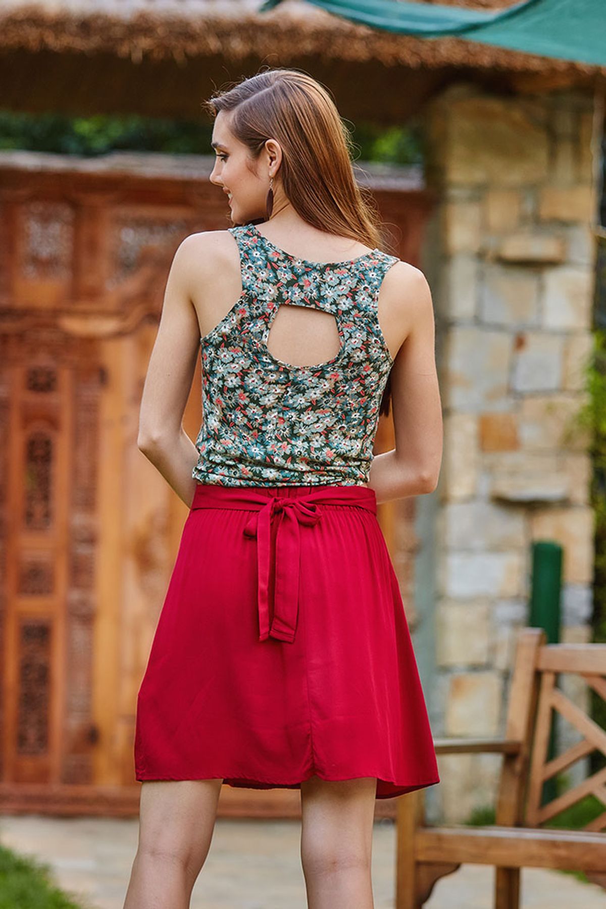 Short Skirt Red
