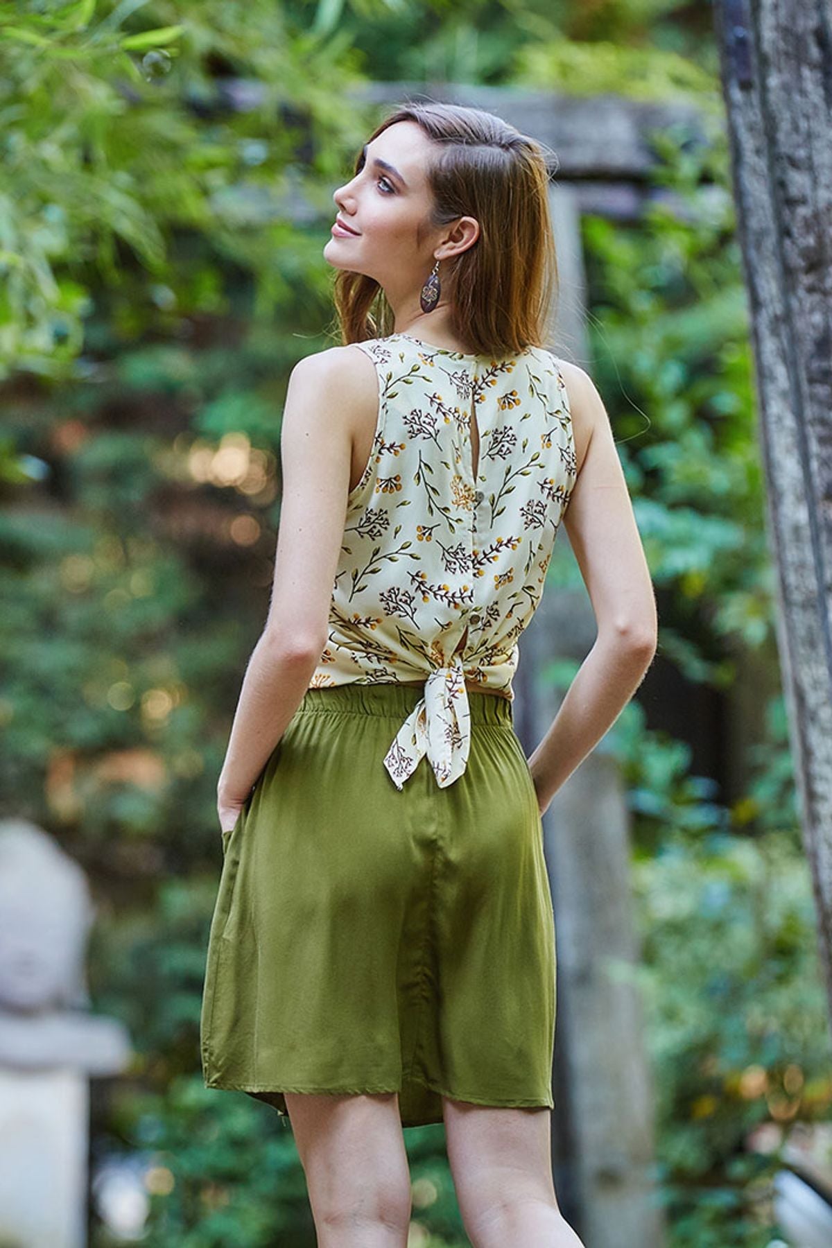Short Skirt Khaki