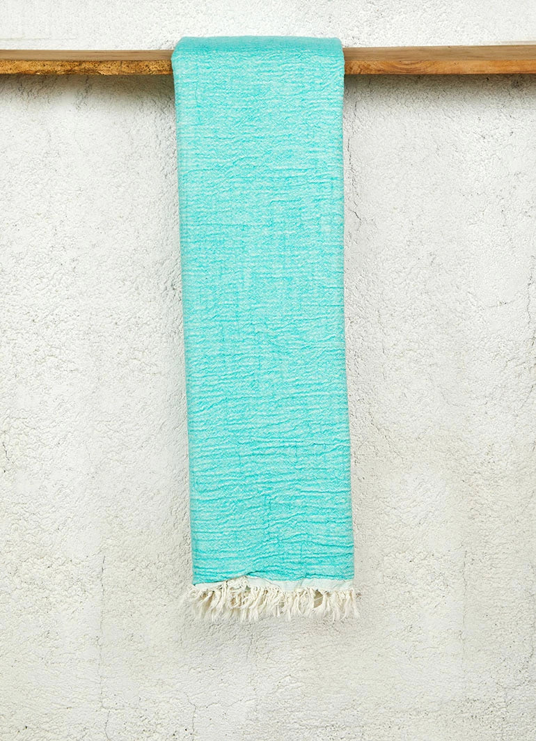 Muslin Cloth Hammam Towel Turquoise