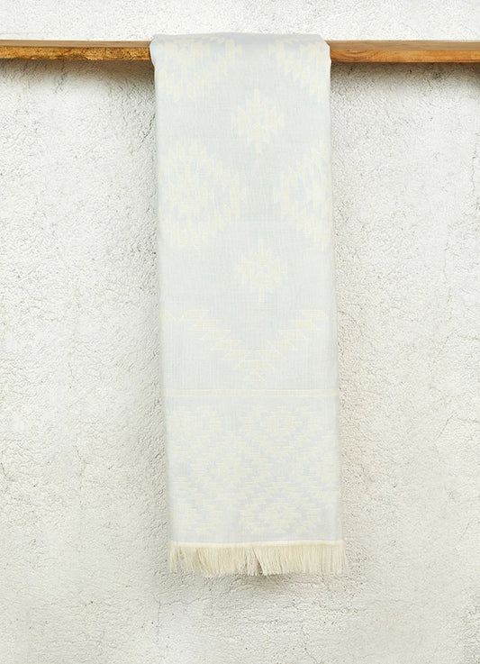 Rug Pattern Hammam Towel Light Blue