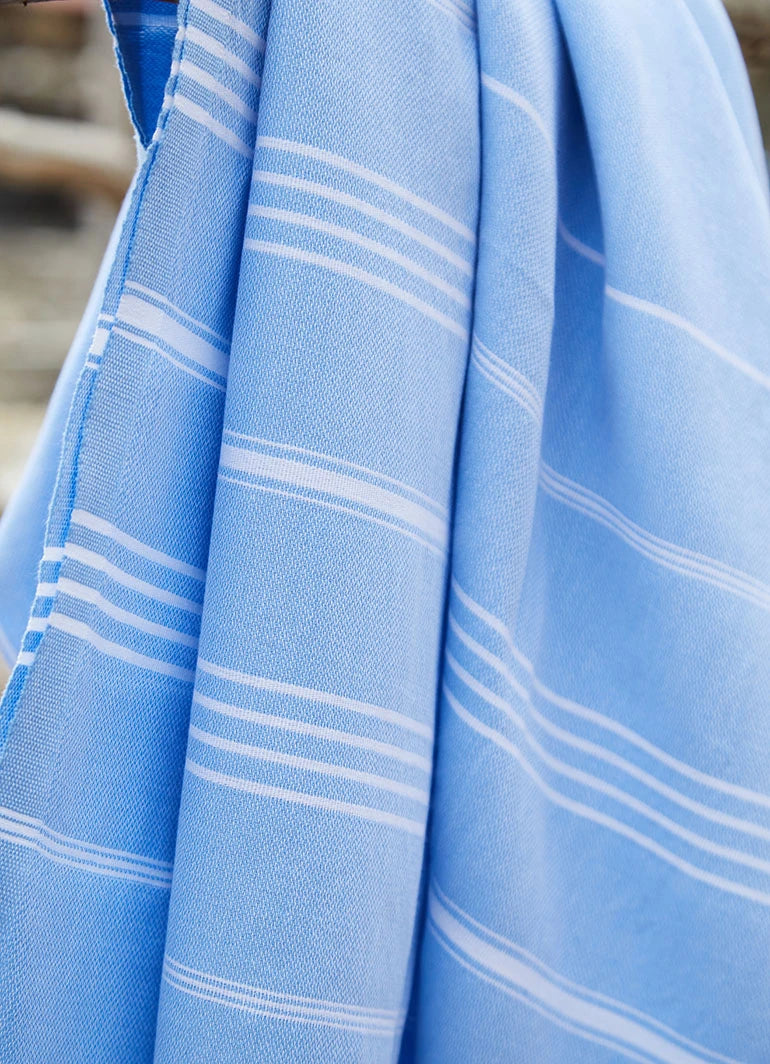 Classic Pattern Light Hammam Towel Turquoise