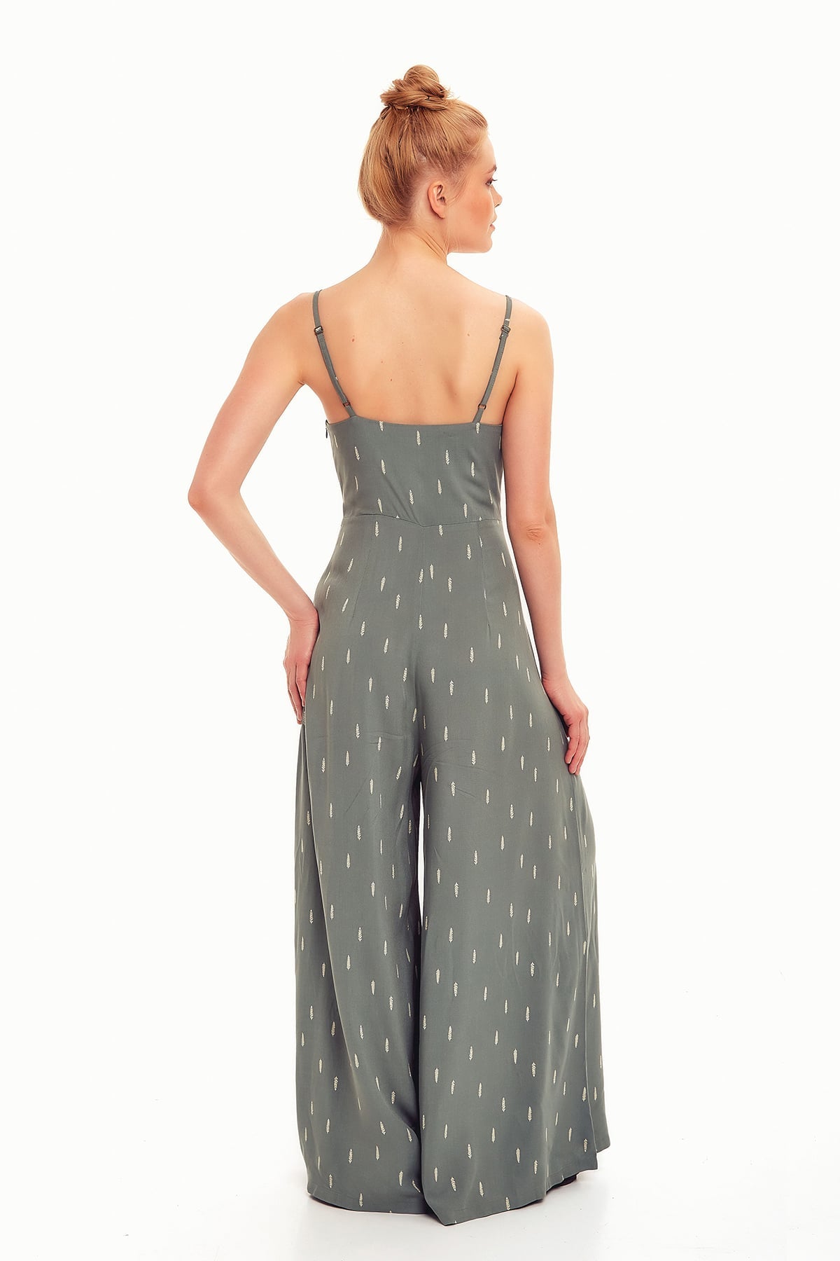 Green Aesthetic Boho Jumpsuit