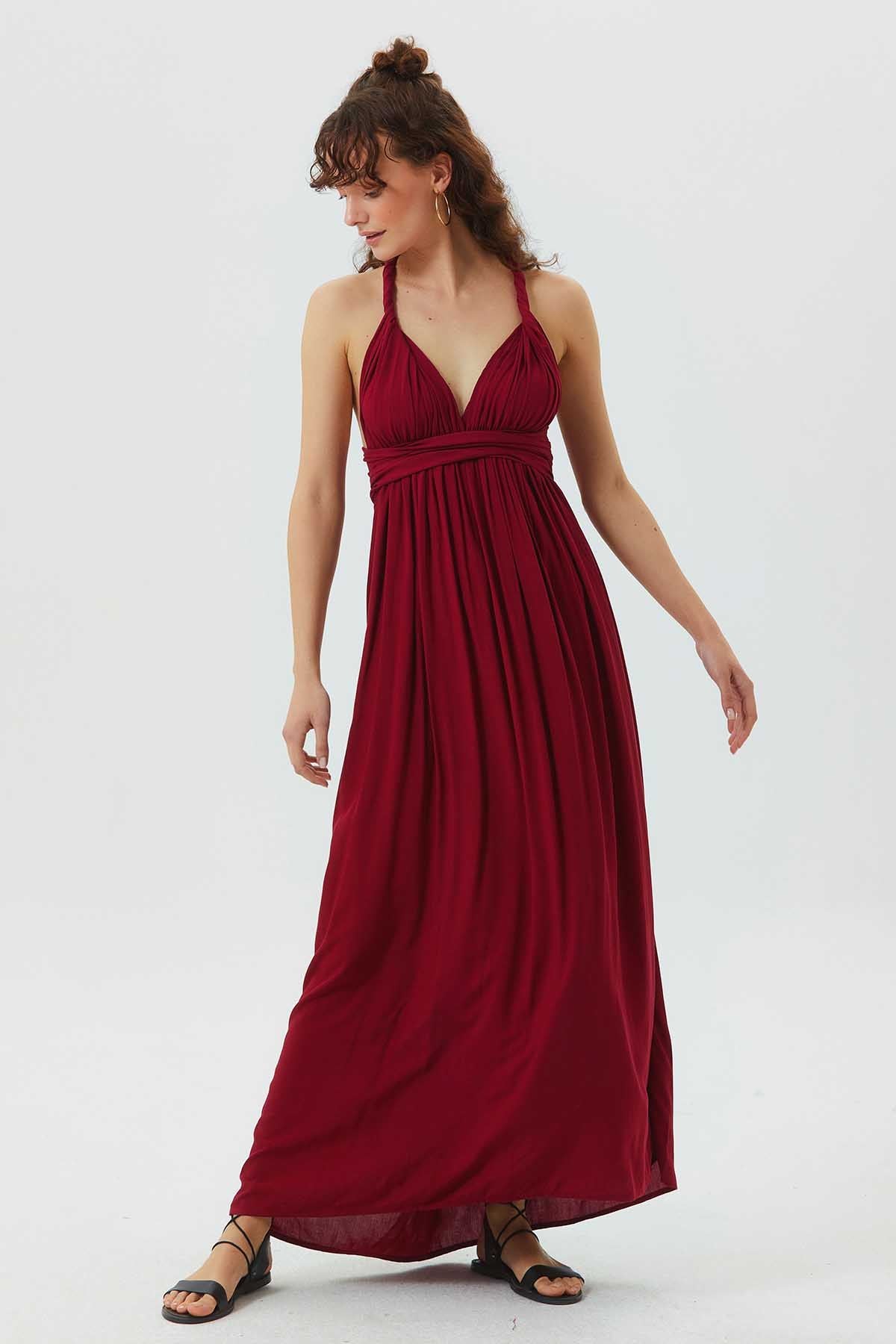 Maxi Summer Dress Red