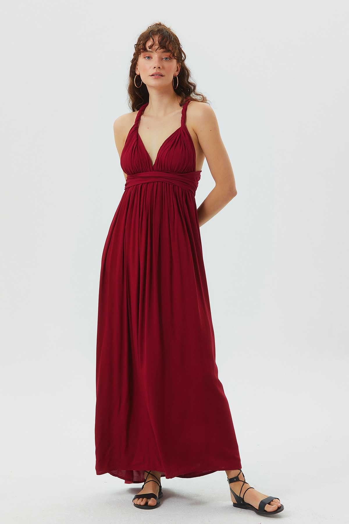 Maxi Summer Dress Red