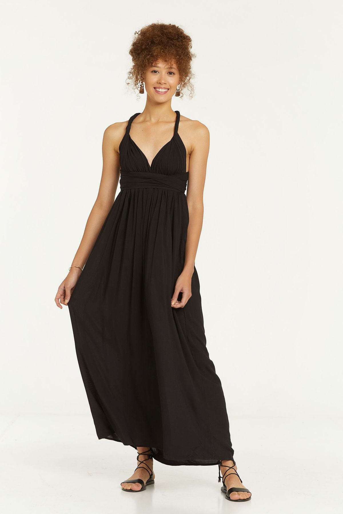 Maxi Summer Dress Black