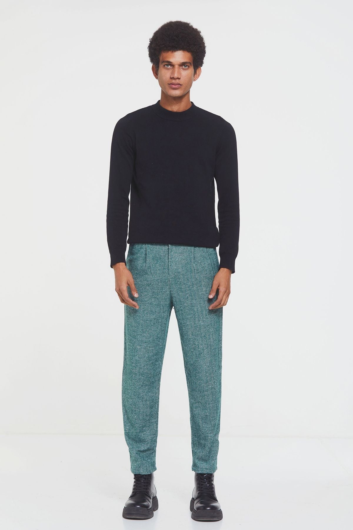 Men's Winter Pants Turquoise