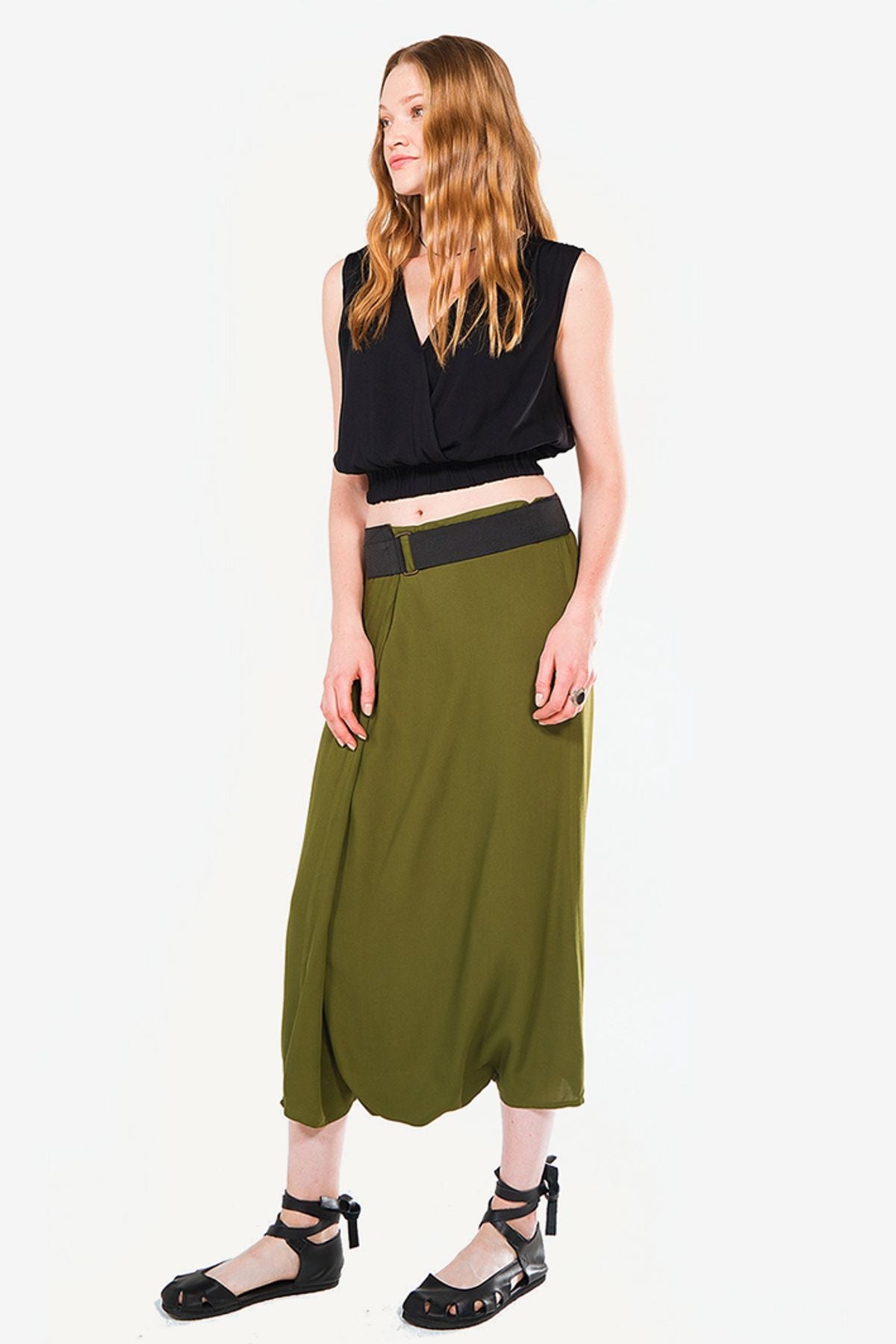 Harem Pants for Women Khaki